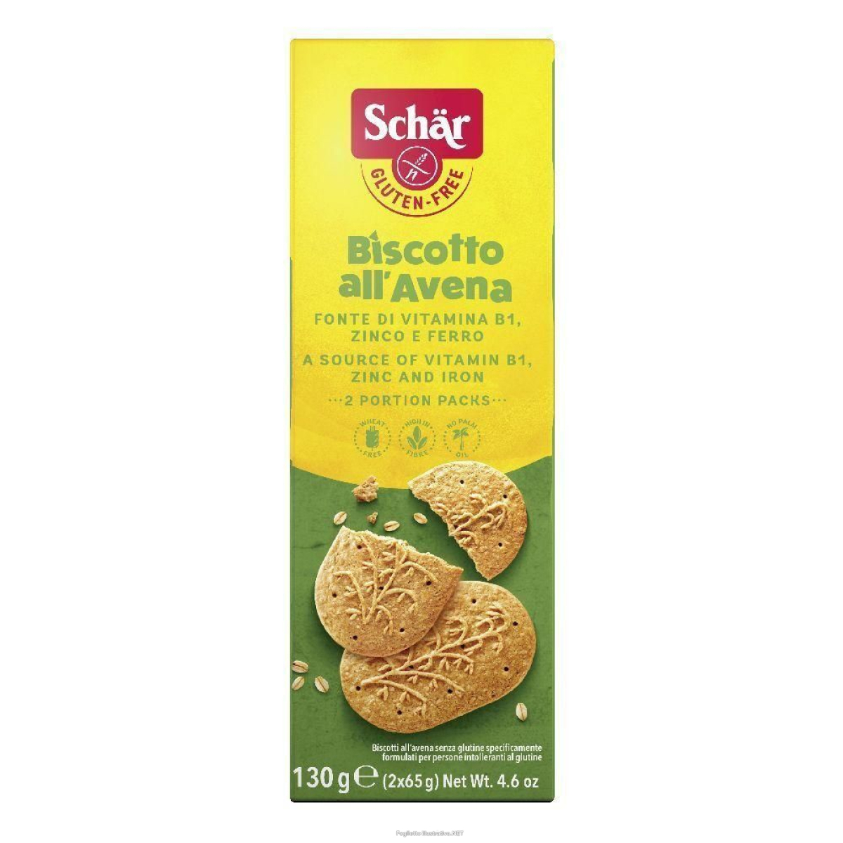 Cerca Offerte di schär biscotti all'avena 4x2x65 g e acquista online