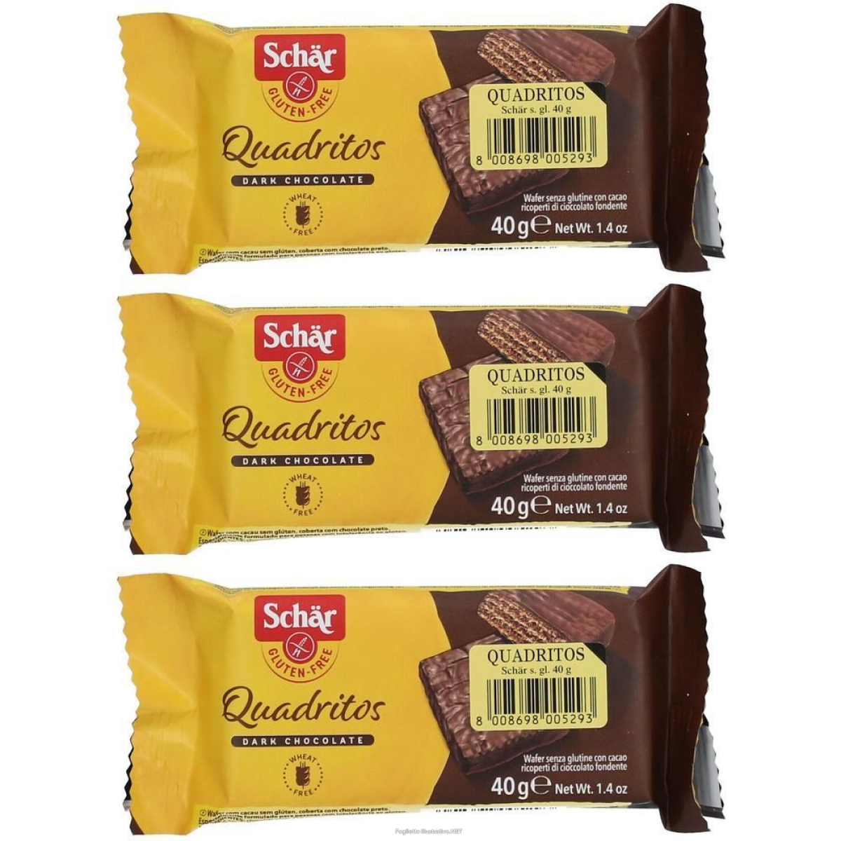 Cerca Offerte di schär gluten free quadritos 3x40 g e acquista online