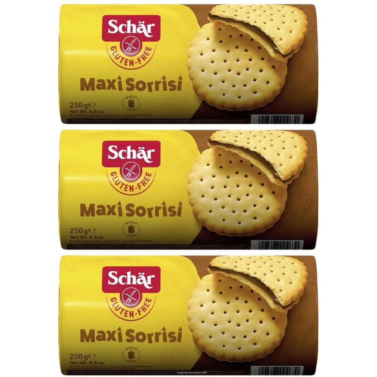 Cerca Offerte di schär maxi sorrisi senza glutine 3x250 g e acquista online