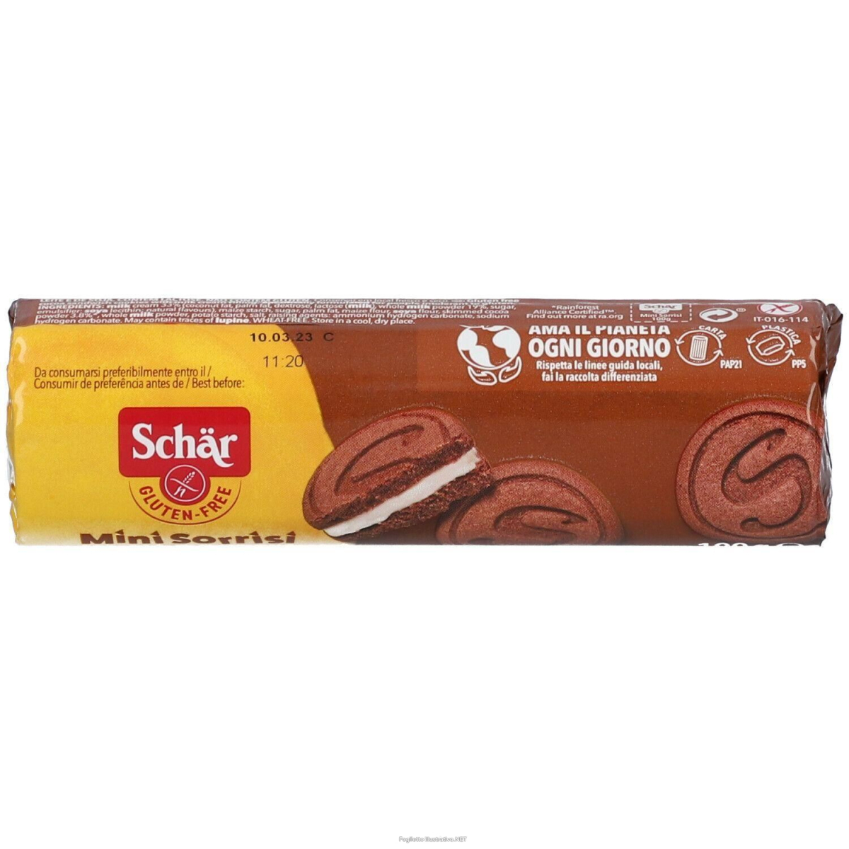 Cerca Offerte di schär mini sorrisi gluten free cacao e crema latte 4x100 g e acquista online