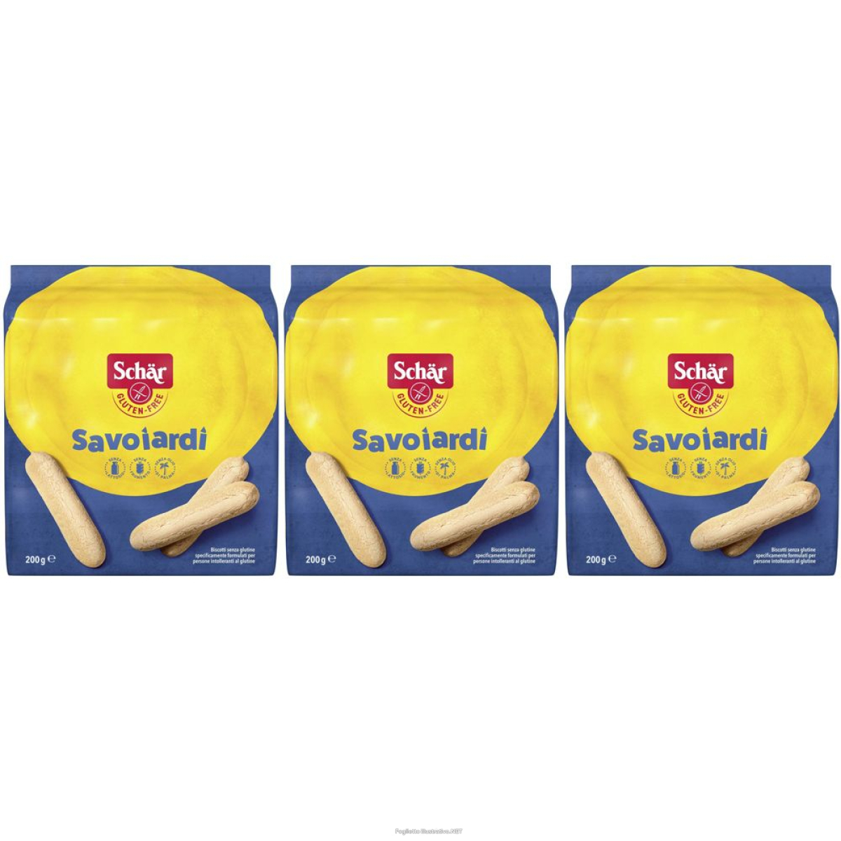 Cerca Offerte di schär savoiardi set da 3 3x200 g biscotti e acquista online