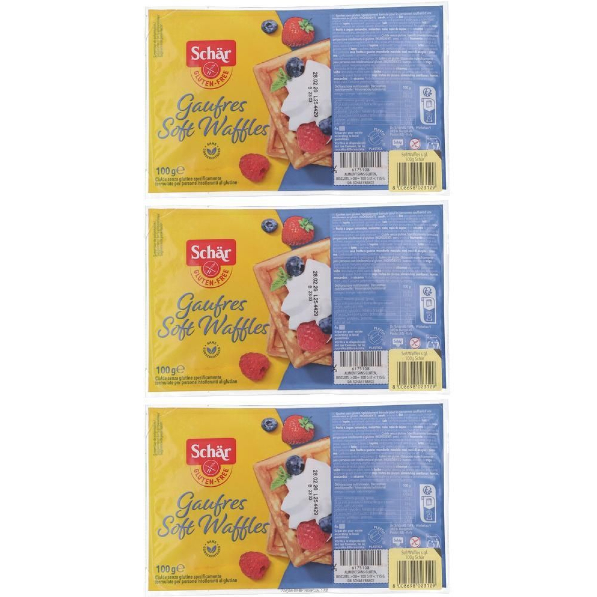 Cerca Offerte di schär soft waffles senza glutine 3x100 g e acquista online