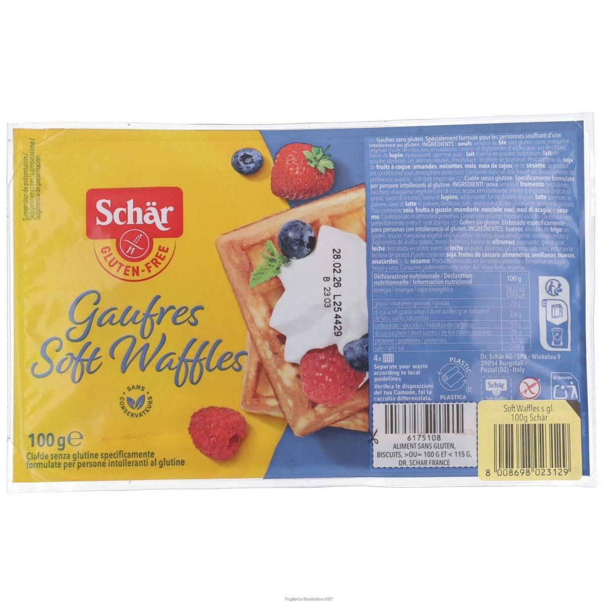 Cerca Offerte di schär soft waffles senza glutine 4x100 g e acquista online