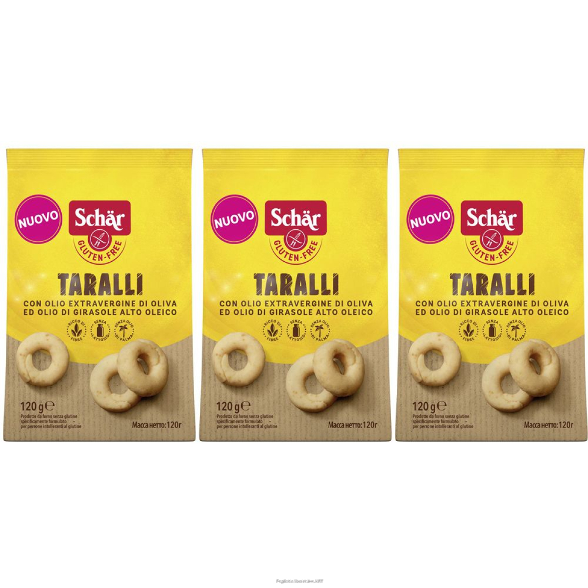 Cerca Offerte di schär taralli set da 3 3x120 g altro e acquista online