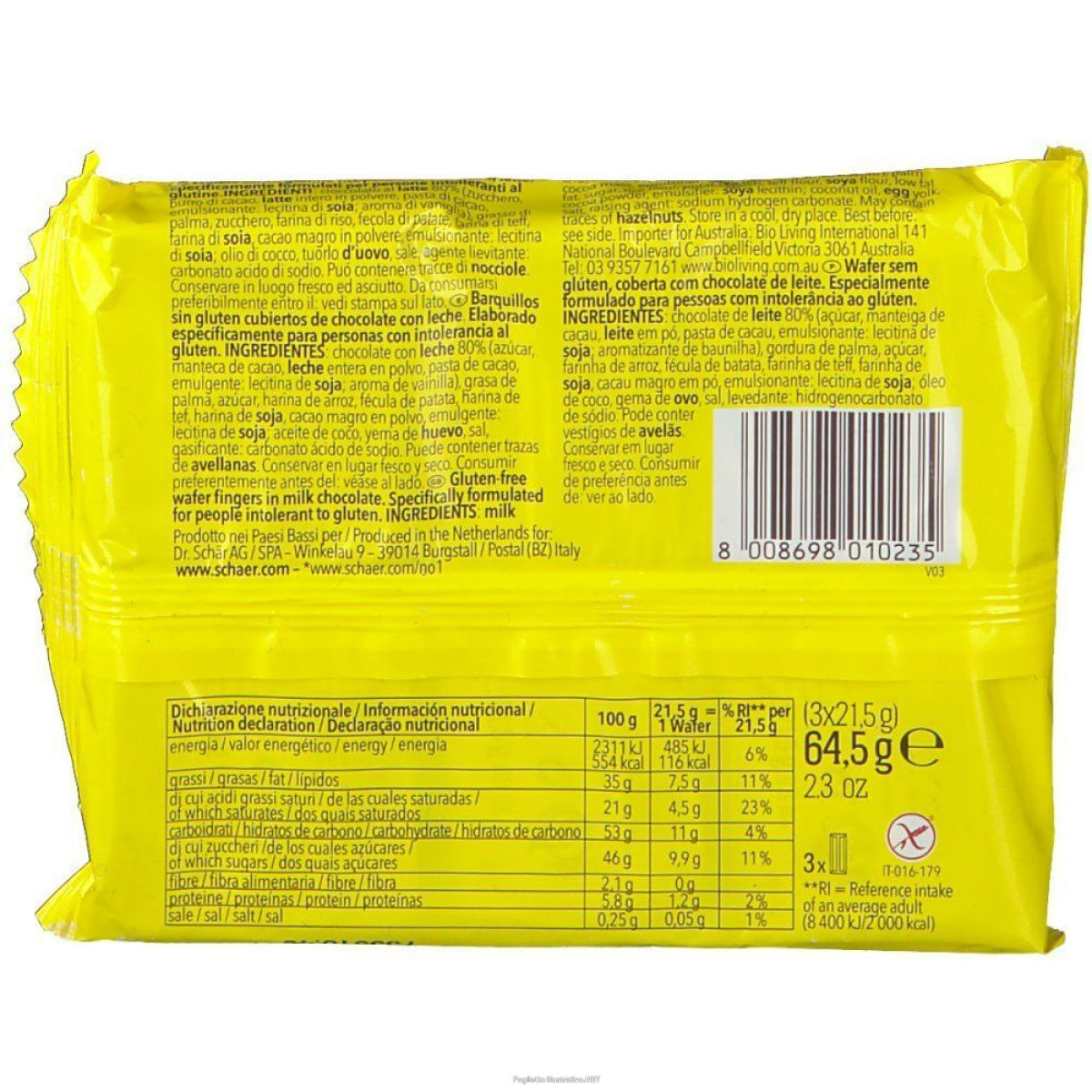 Cerca Offerte di schär twin bar 3x3 st e acquista online