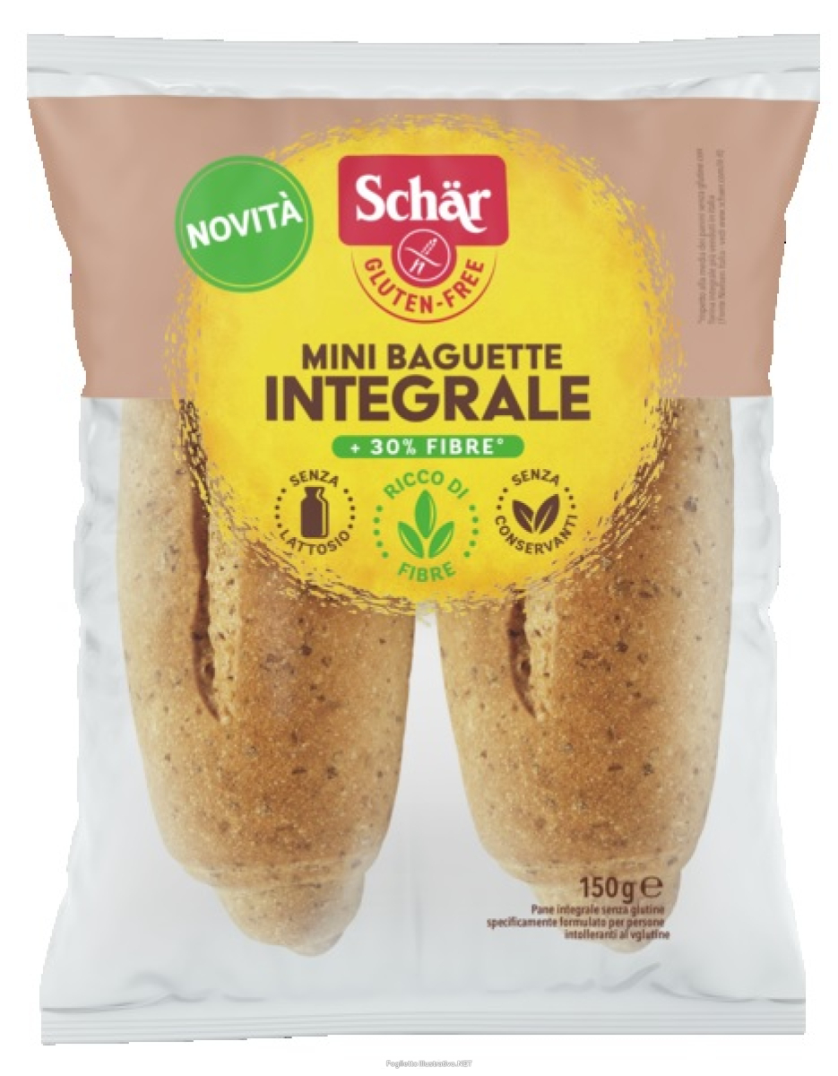 Cerca Offerte di schar mini baguette integrale 4 pezzi x 37,5 g e acquista online