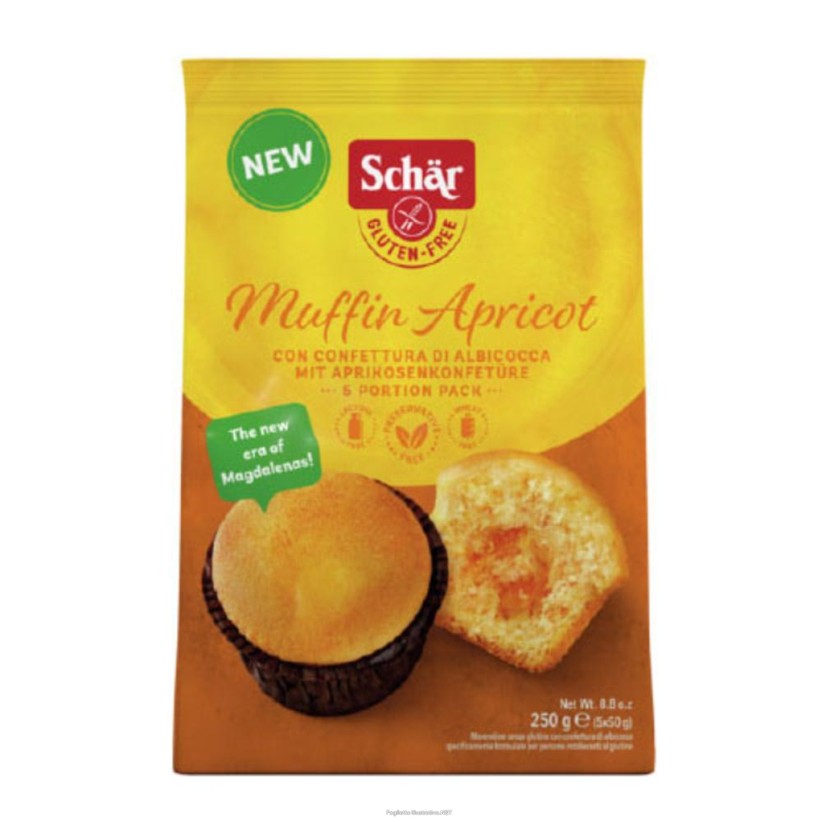 Cerca Offerte di schar muffin apricot 5 pezzi da 50 g e acquista online