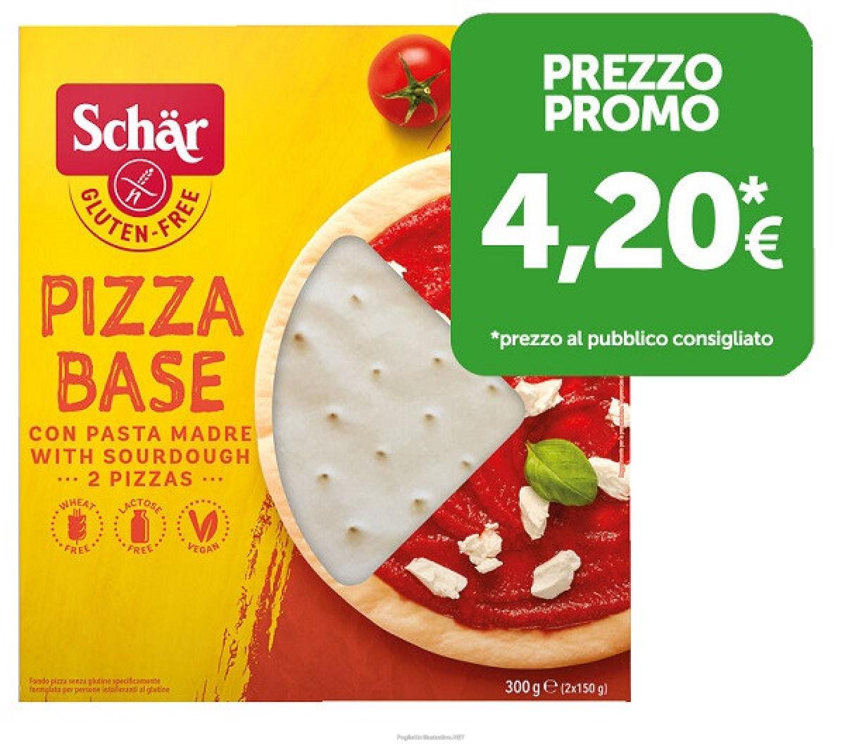 Cerca Offerte di schar pizza base 300 g promo e acquista online