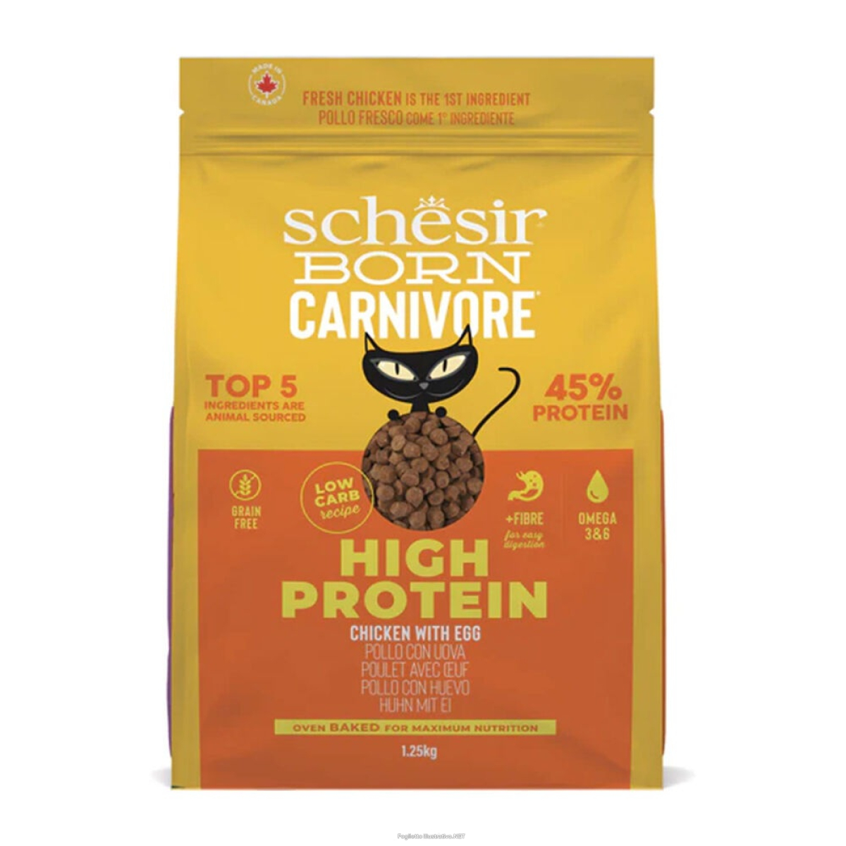 Cerca Offerte di schesir born carnivore cat adult pollo con uovo 1,25 kg e acquista online