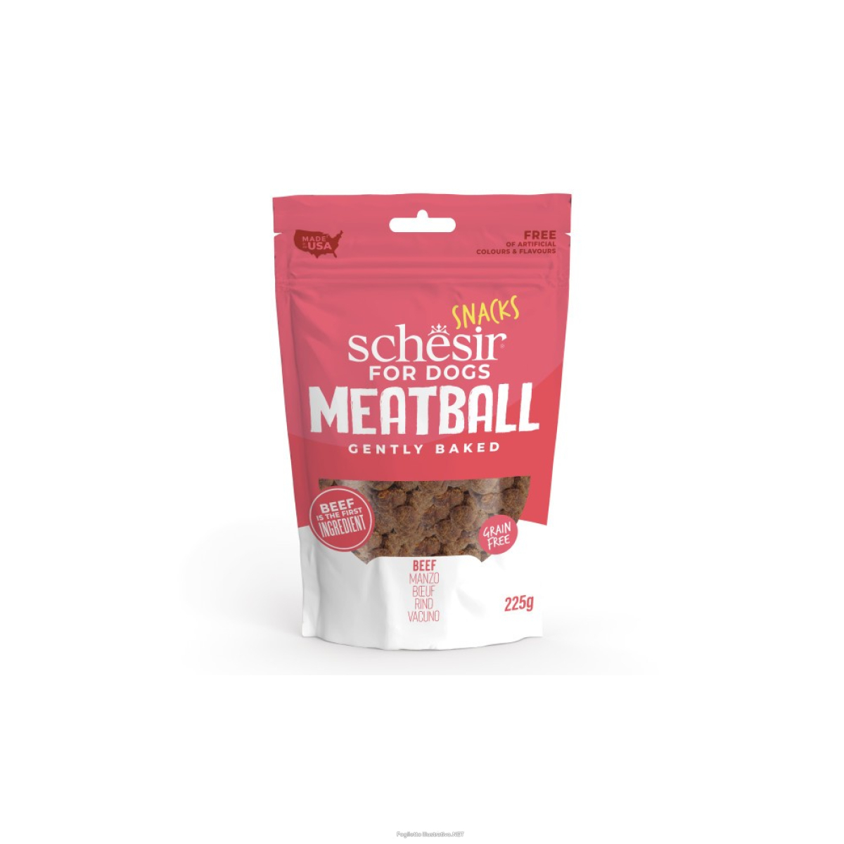 Cerca Offerte di schesir cane snack meatball manzo 225gr e acquista online