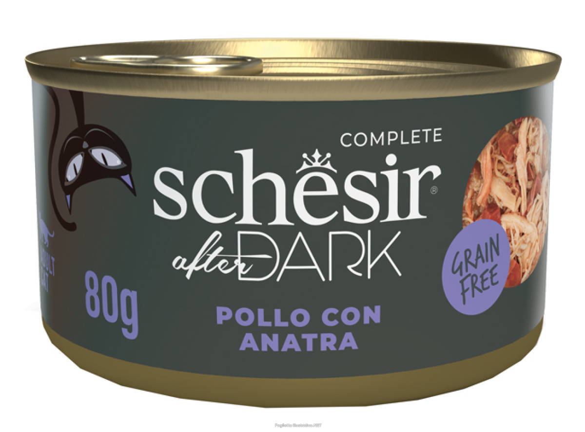 Cerca Offerte di schesir gatto after dark grain free brodo adult pollo anatra 80gr (lattina) e acquista online