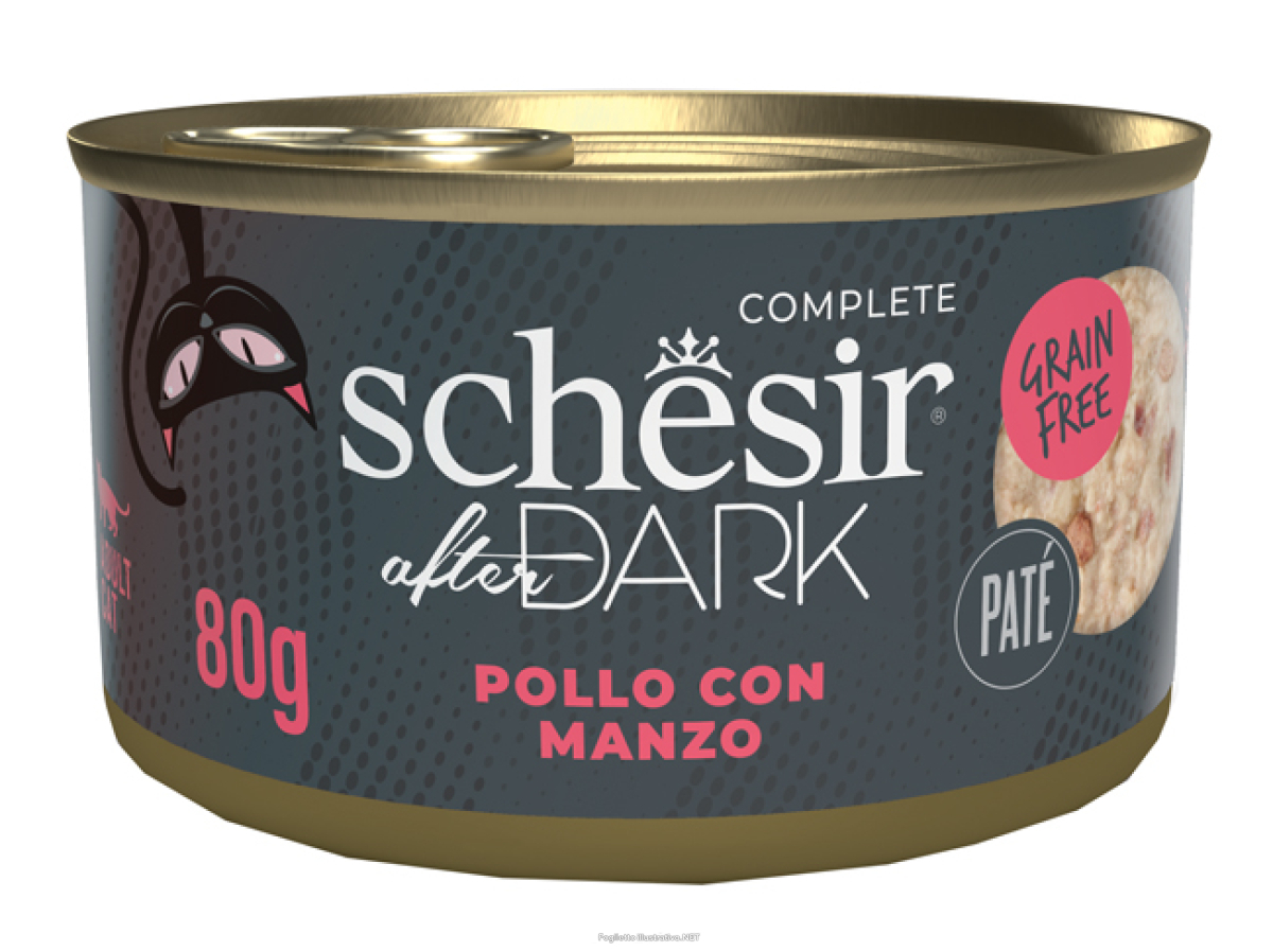 Cerca Offerte di schesir gatto after dark grain free pate' adult pollo manzo 80gr (lattina) e acquista online