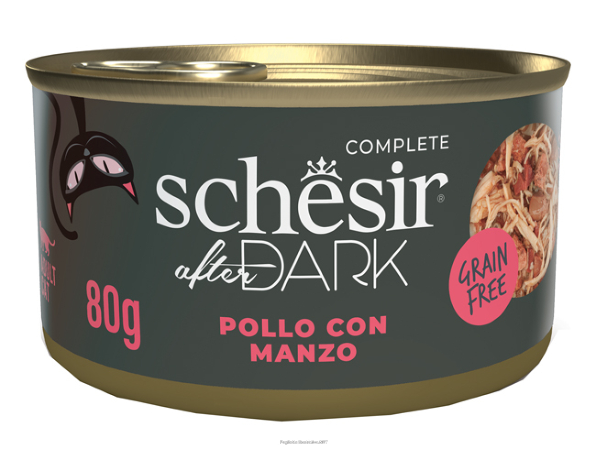 Cerca Offerte di schesir gatto after dark grain free pate' pollo manzo 80gr (lattina) e acquista online