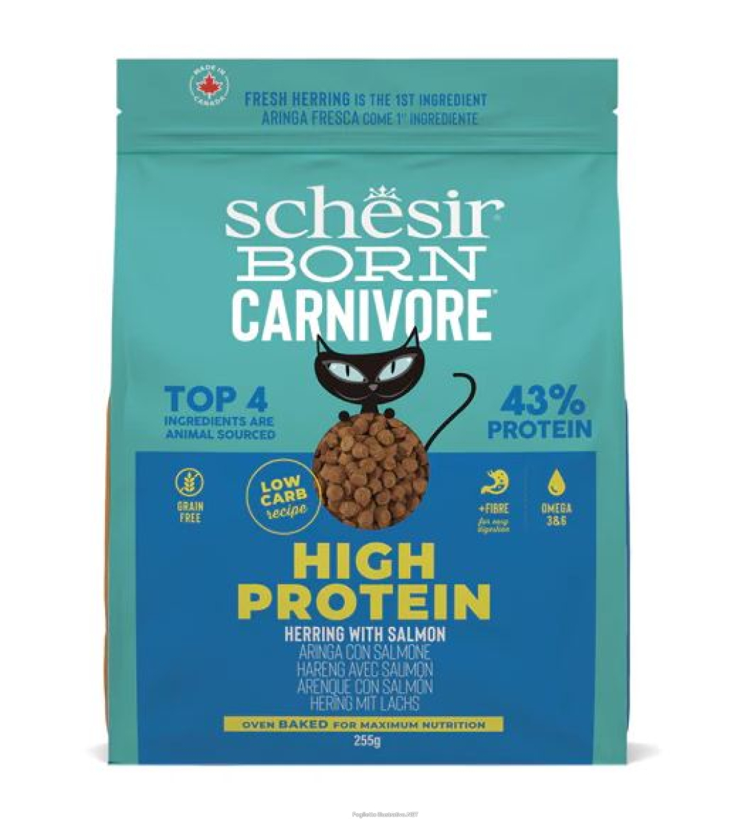 Cerca Offerte di schesir gatto born carnivore adulto aringa & salmone 255 gr e acquista online
