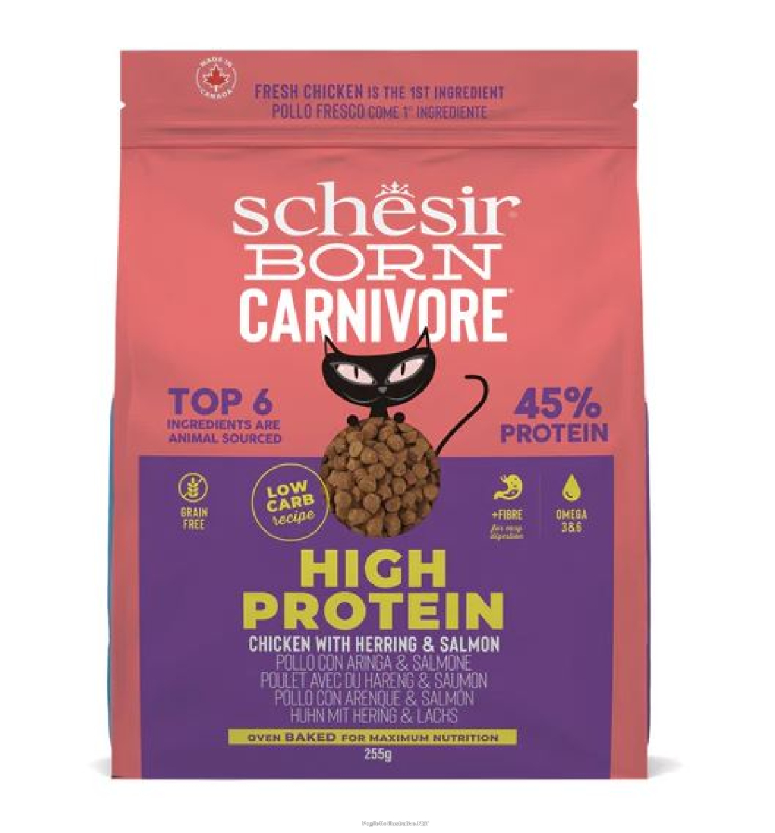 Cerca Offerte di schesir gatto born carnivore adulto pollo, aringa & salmone 255 gr e acquista online