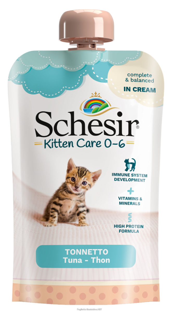 Cerca Offerte di schesir gatto kitten tonnetto 150gr (bustina) e acquista online