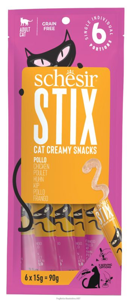 Cerca Offerte di schesir gatto snack stix creamy pollo 6pz 15gr e acquista online