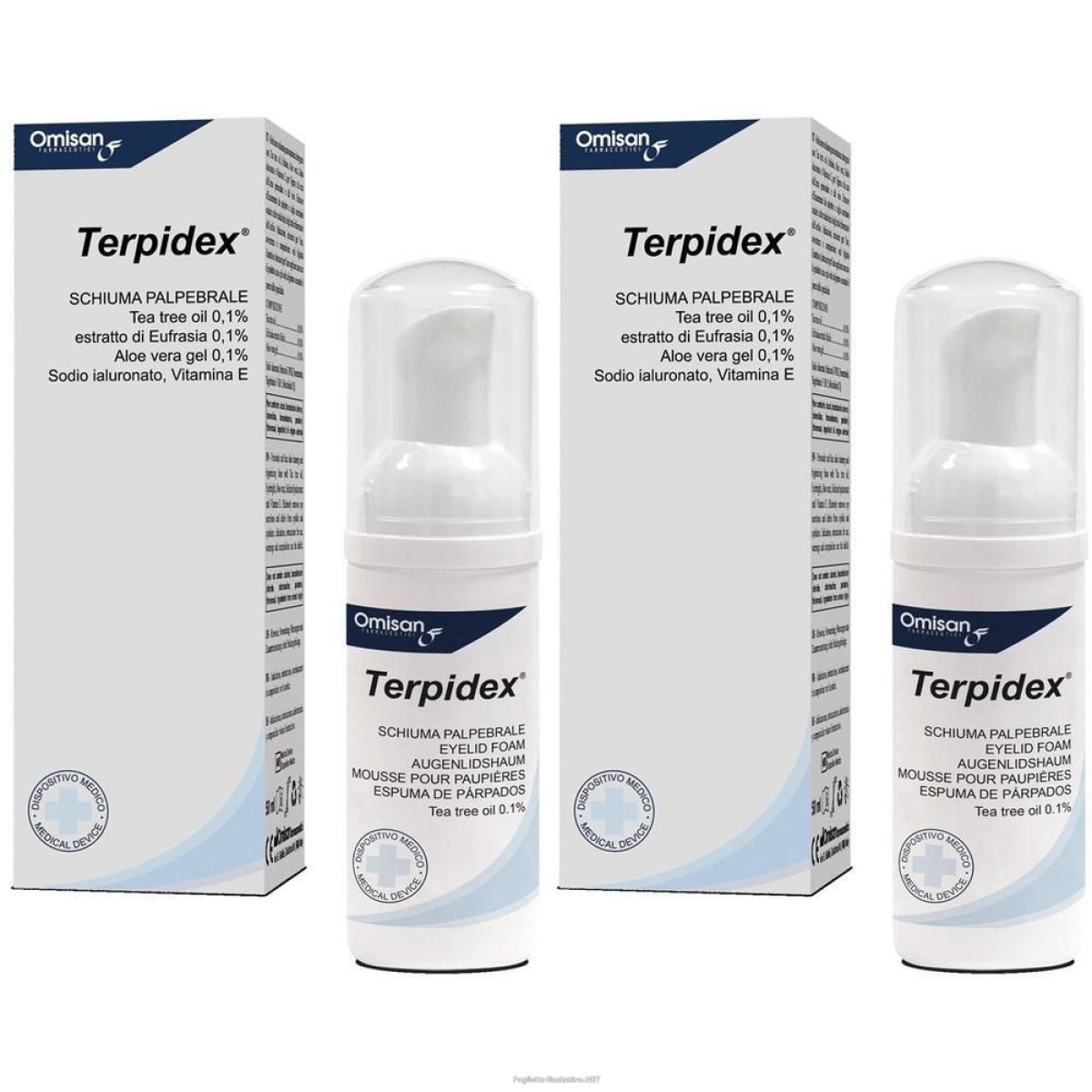 Cerca Offerte di schiuma palpebrale terpidex 50 ml e acquista online
