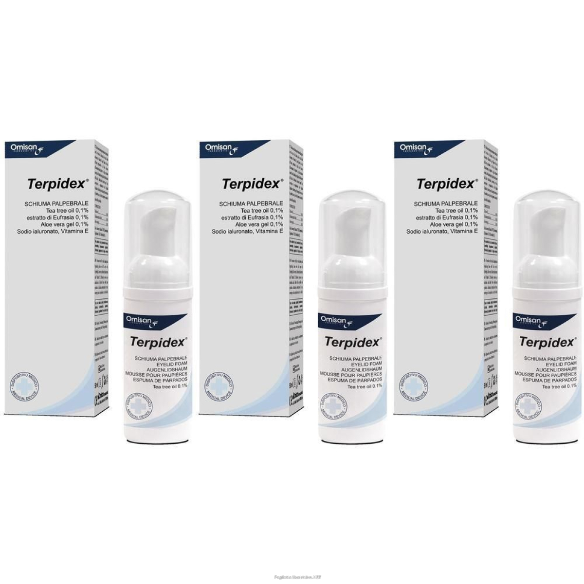 Cerca Offerte di schiuma palpebrale terpidex 50 ml e acquista online