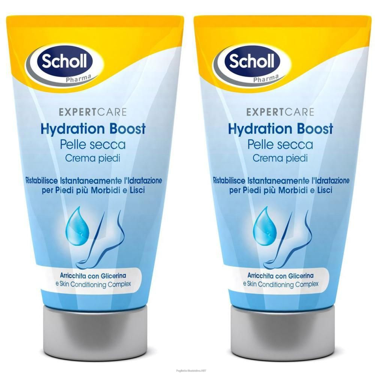 Cerca Offerte di scholl expertcare hydratation boost pelle secca crema piedi 2x150 ml c e acquista online
