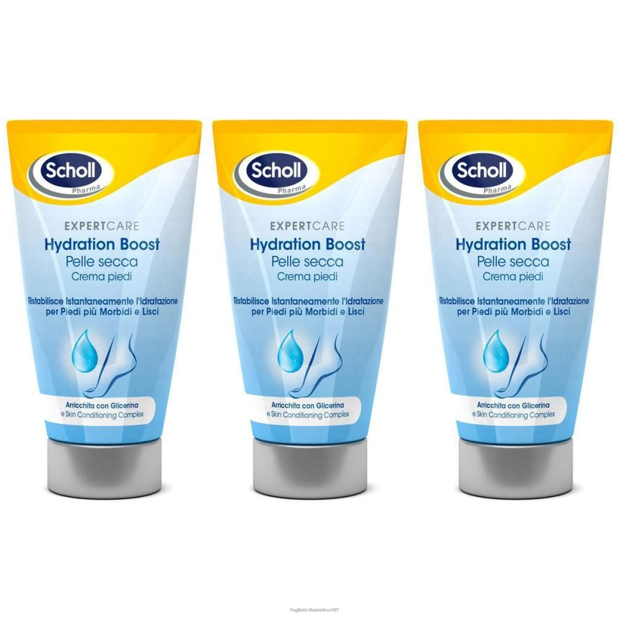 Cerca Offerte di scholl expertcare hydratation boost pelle secca crema piedi 3x150 ml c e acquista online