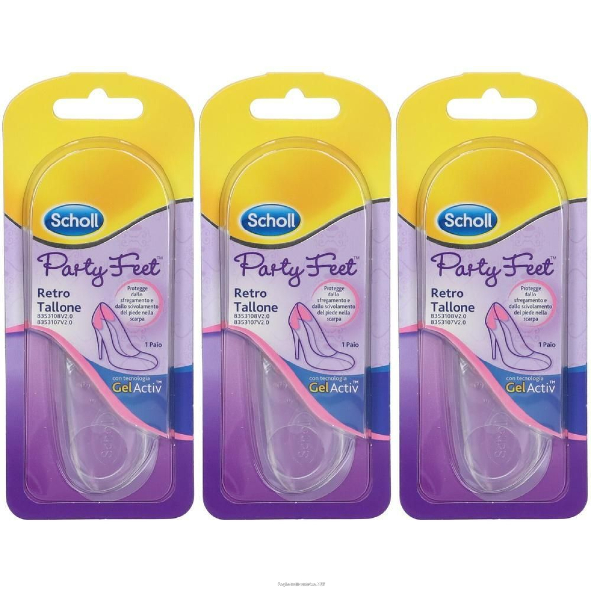 Cerca Offerte di scholl party feet retro tallone fascia in gel trasparente 3x2 st e acquista online