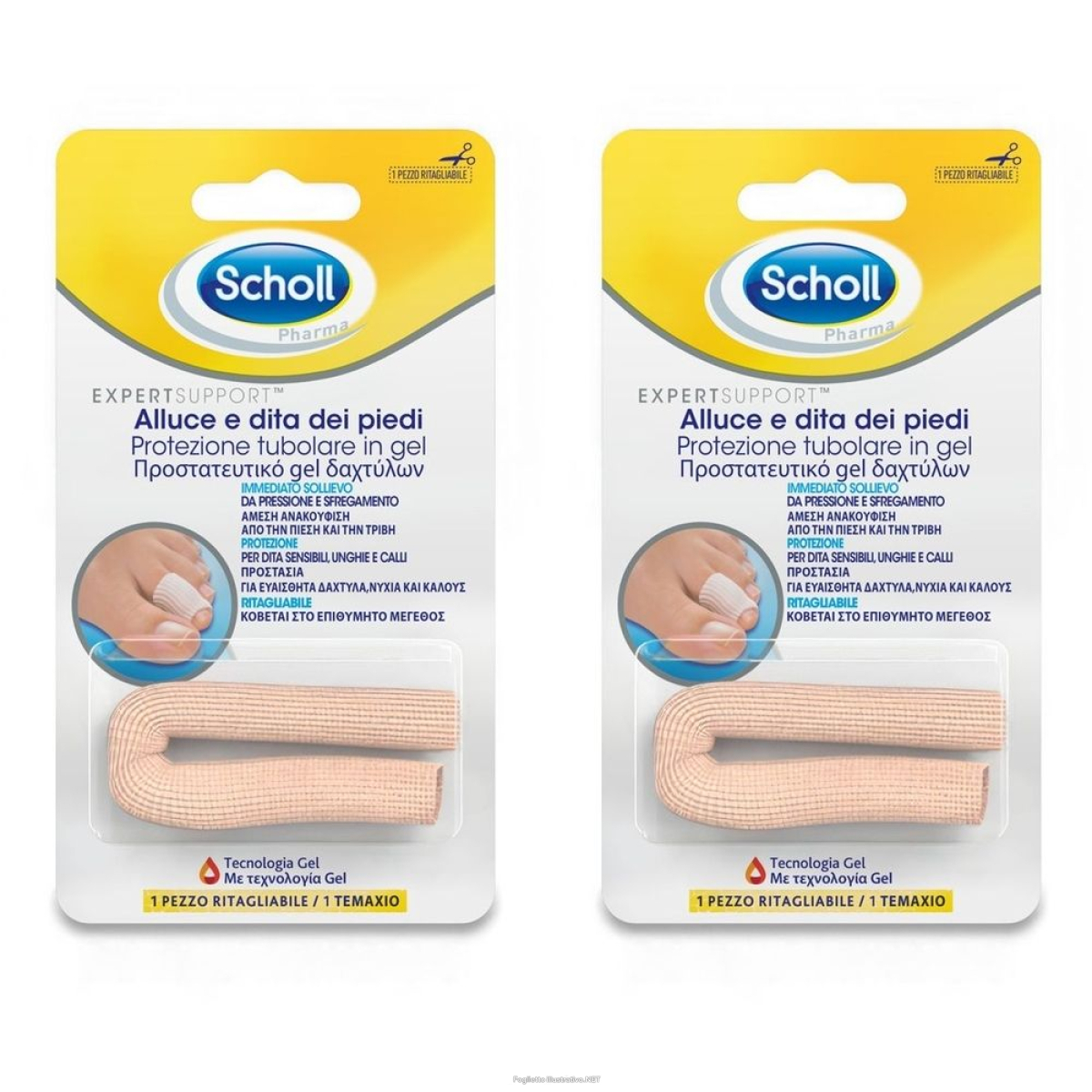 Cerca Offerte di scholl protezione tubolare in gel per alluce e dita dei piedi, 1 pezzo e acquista online