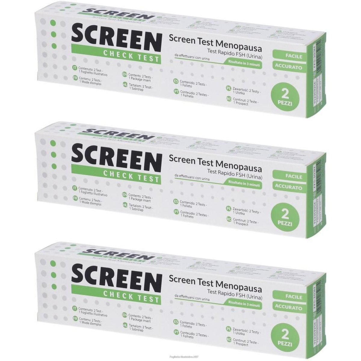 Cerca Offerte di screen check test menopausa 3x2 pz e acquista online