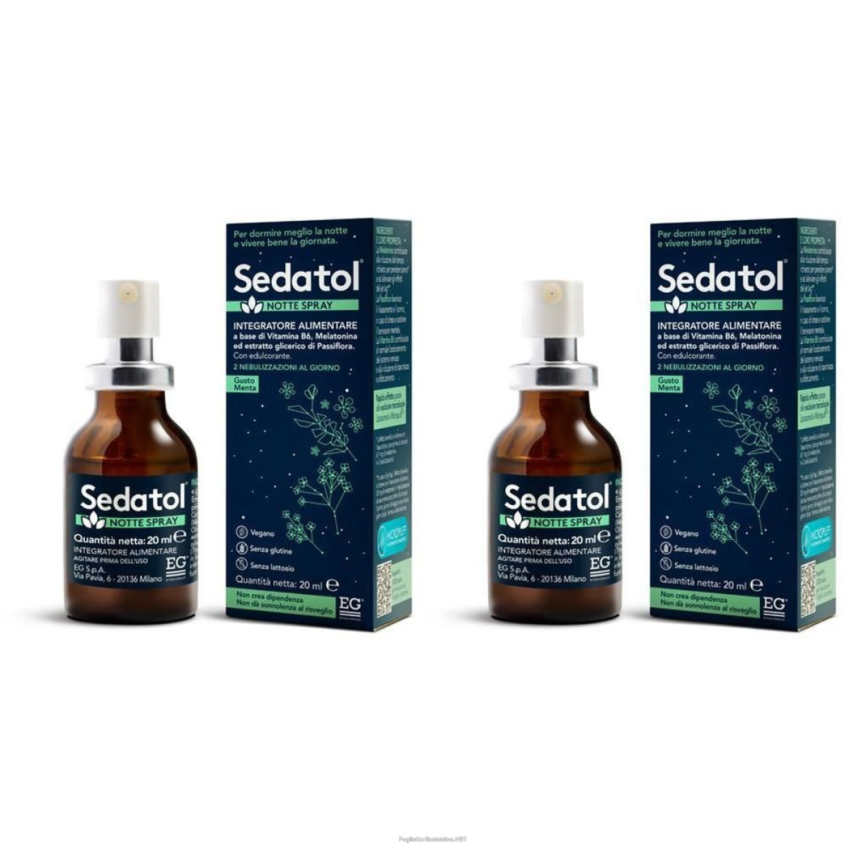 Cerca Offerte di sedatol notte spray 2x20 ml e acquista online
