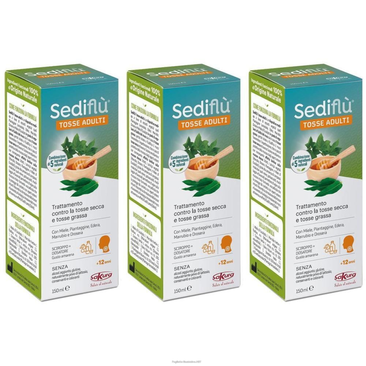 Cerca Offerte di sediflu tosse adulti 150 ml 3x150 ml sciroppo per la tosse e acquista online