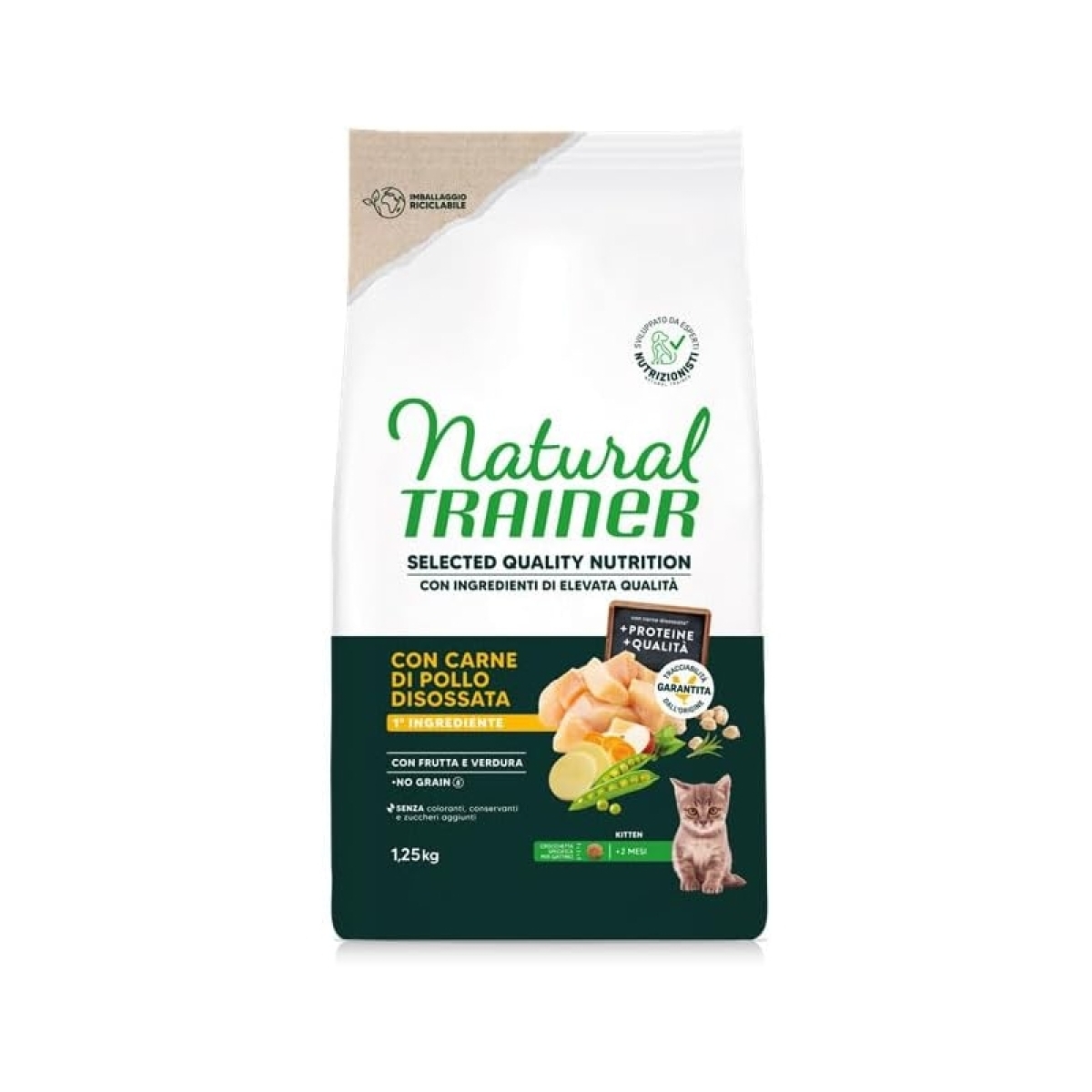 Cerca Offerte di Selected quality kitten pollo - alimento completo per gattini 1,25 kg e acquista online