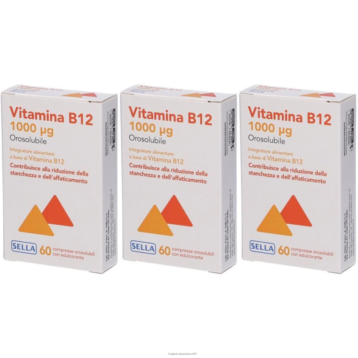 Cerca Offerte di sella vitamina b12 1000mcg compresse orosolubili 3x7,2 g e acquista online