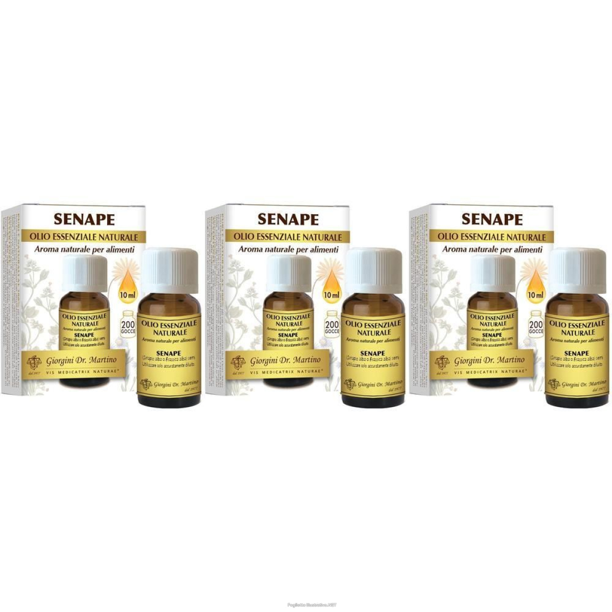 Cerca Offerte di senape olio essenziale 10 ml 3x10 ml e acquista online