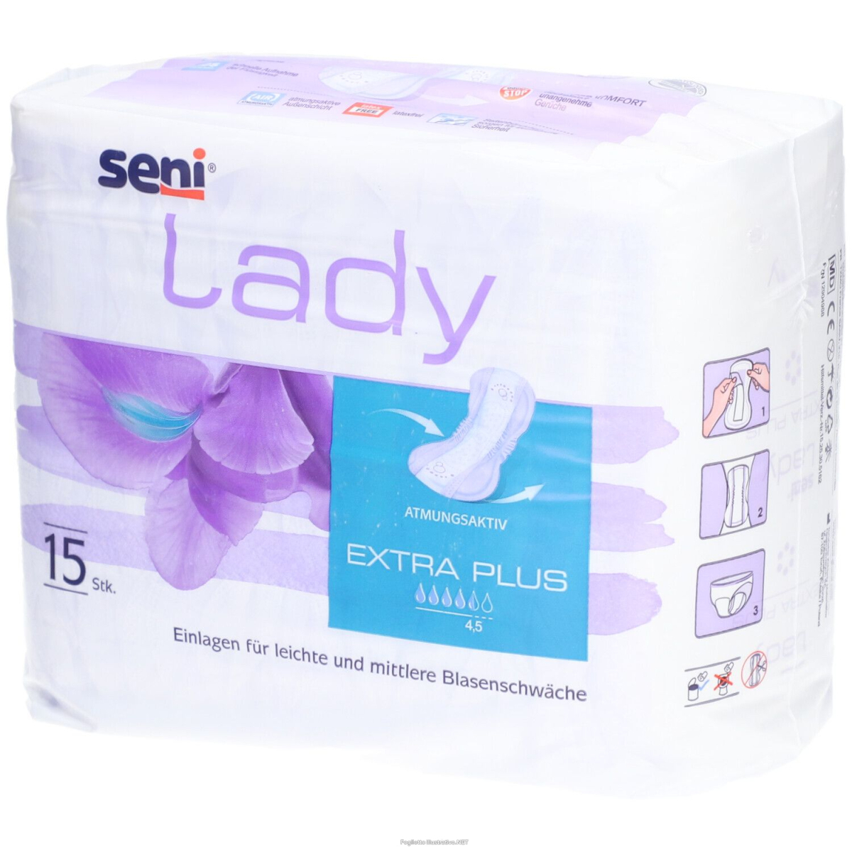 Cerca Offerte di seni lady assorbenti per urina extra plus, 1 confezione = 15 pezzi e acquista online