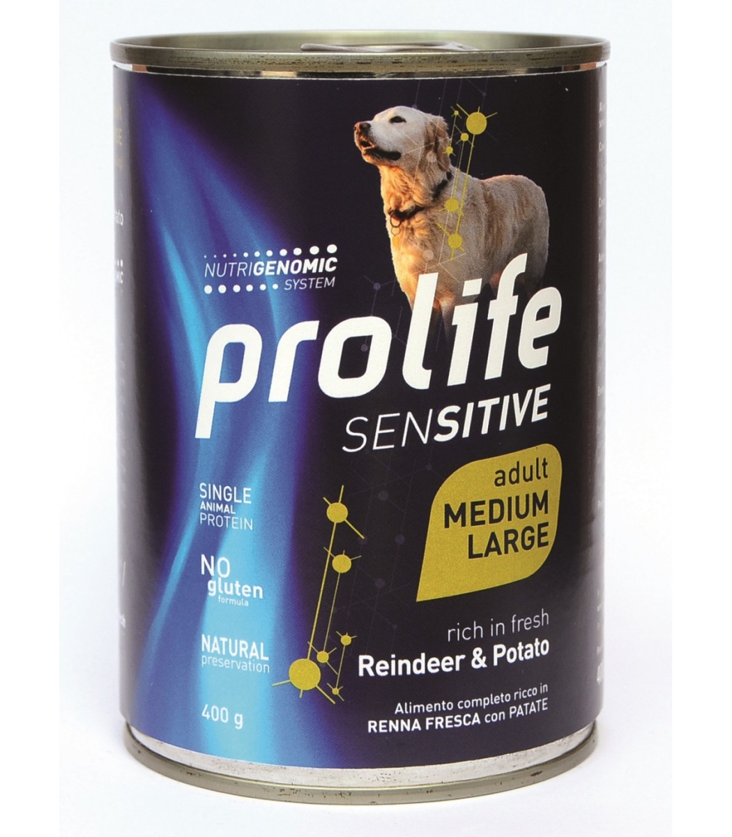 Cerca Offerte di Sensitive adult renna & patate - alimento completo per cani adulti sensibili di taglia media e grande 400 gr e acquista online