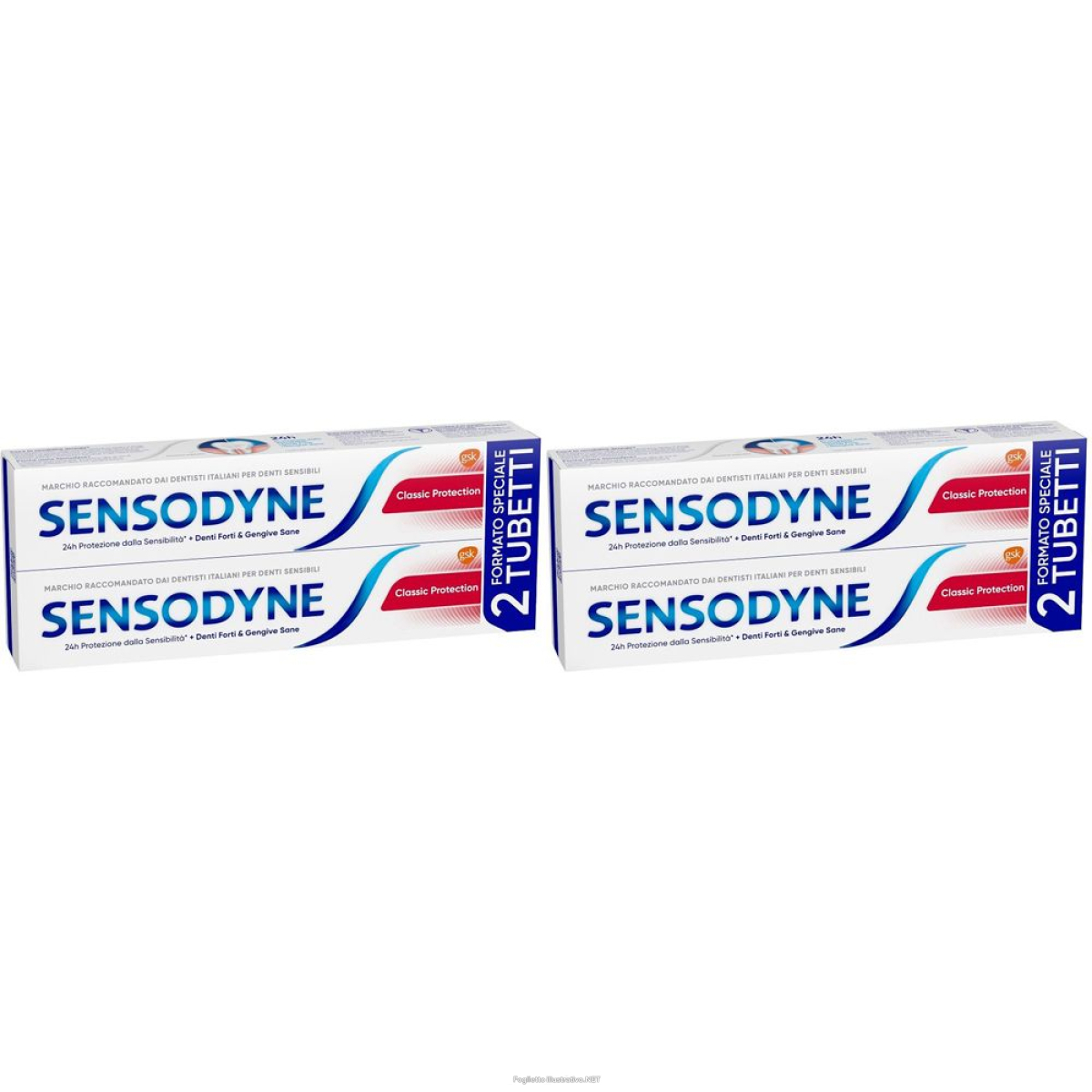 Cerca Offerte di sensodyne classic protection set da 2 2x2x75 ml dentifricio e acquista online