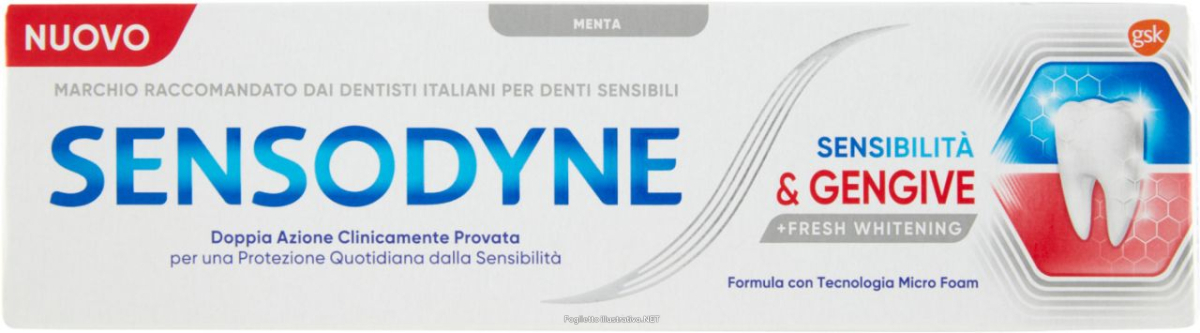 Cerca Offerte di sensodyne dentifricio 75ml new sens&gum whiten e acquista online