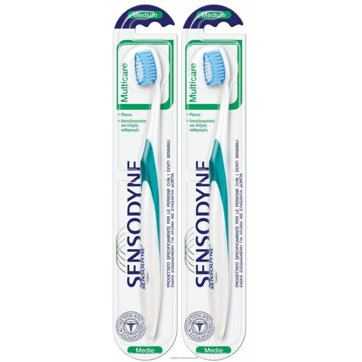 Cerca Offerte di sensodyne spazzolino multicare set da 2 2x1 pz denti e acquista online