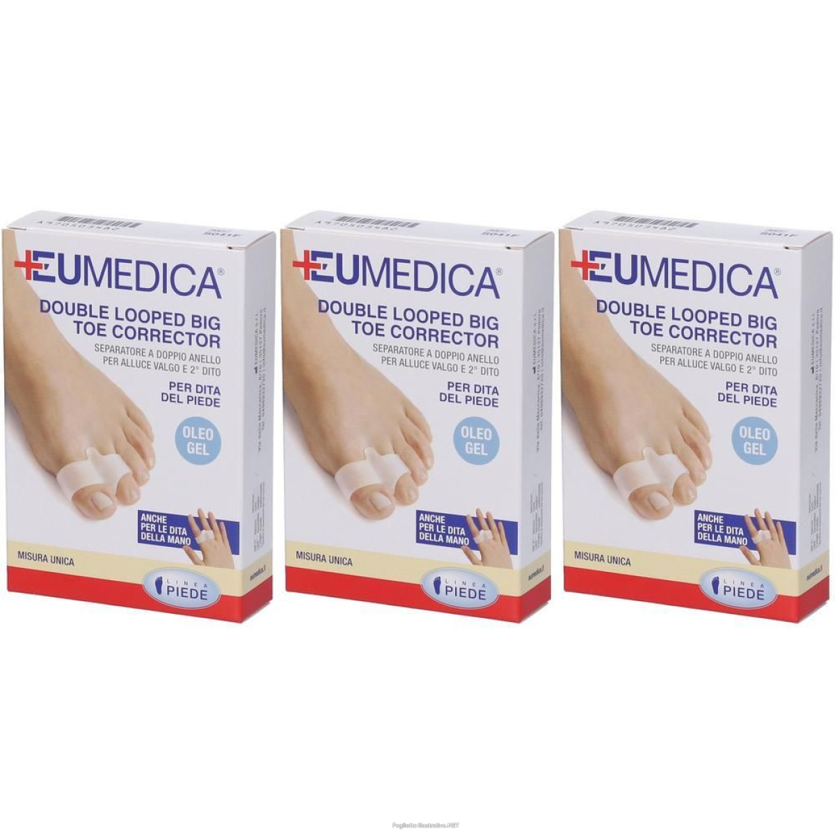 Cerca Offerte di separatore a doppio anello double looped big toe corrector per alluce e acquista online