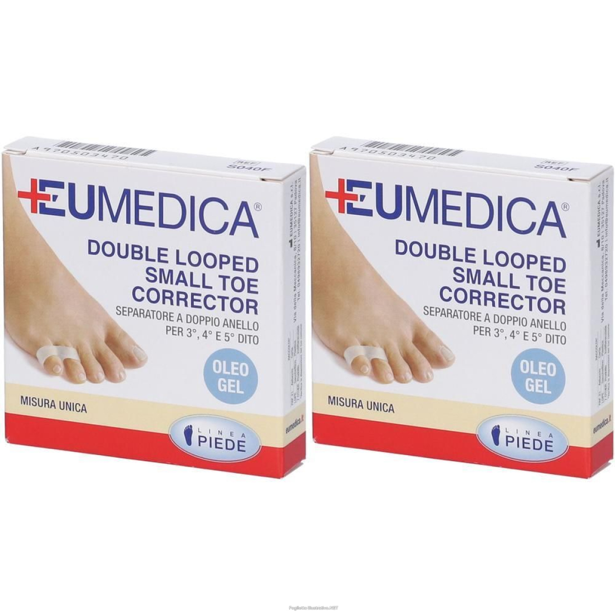 Cerca Offerte di separatore a doppio anello double looped small toe corrector per terzo e acquista online