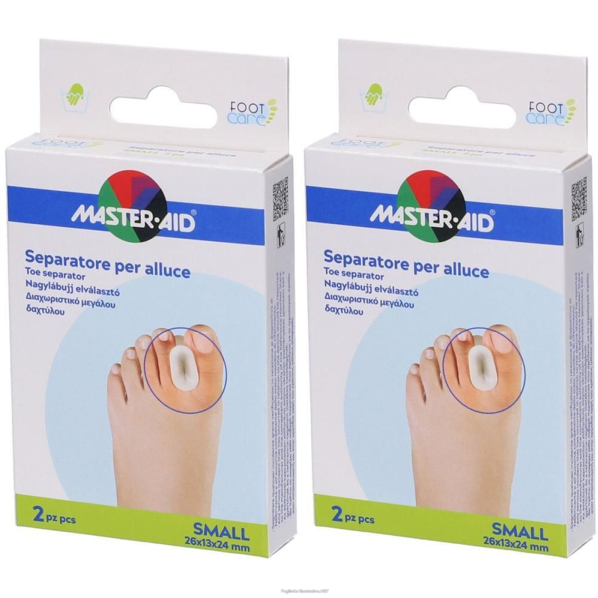 Cerca Offerte di separatore dita in gel master-aid footcare per alluce small 2 pezzi d1 e acquista online