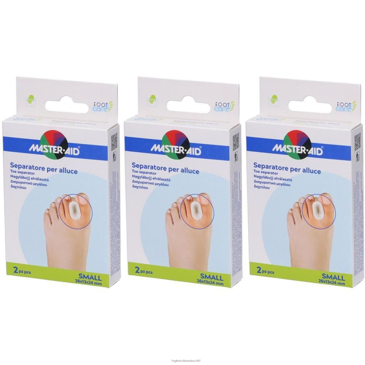 Cerca Offerte di separatore dita in gel master-aid footcare per alluce small 2 pezzi d1 e acquista online