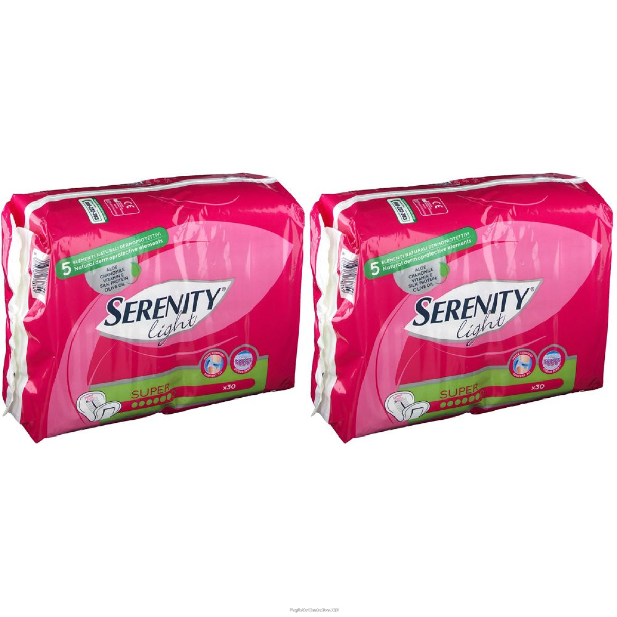 Cerca Offerte di serenity® light lady super set da 2 2x30 pz assorbenti e acquista online