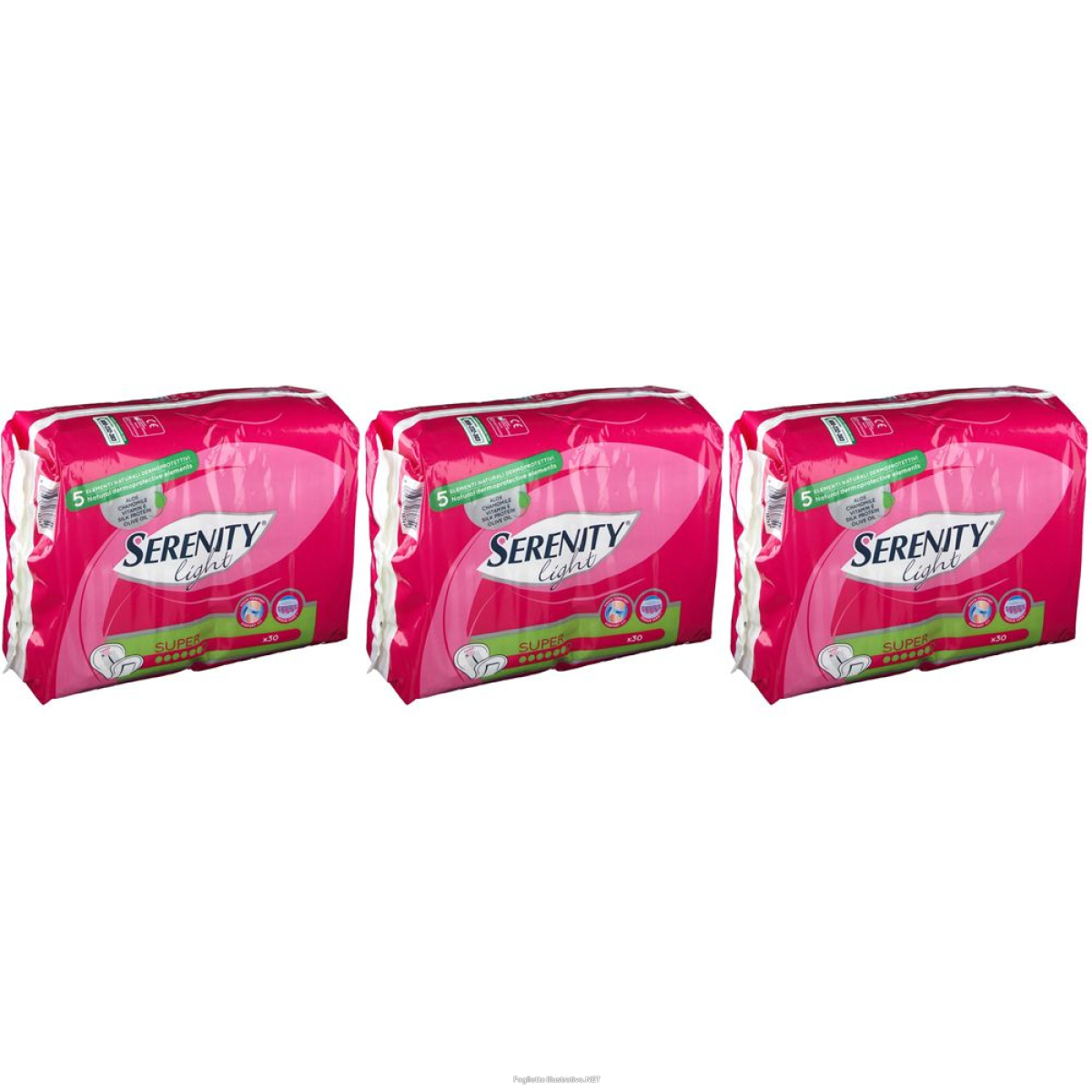 Cerca Offerte di serenity® light lady super set da 3 3x30 pz assorbenti e acquista online