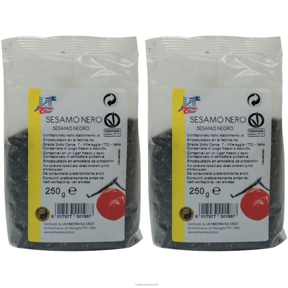 Cerca Offerte di sesamo nero 250 g 2x250 g e acquista online