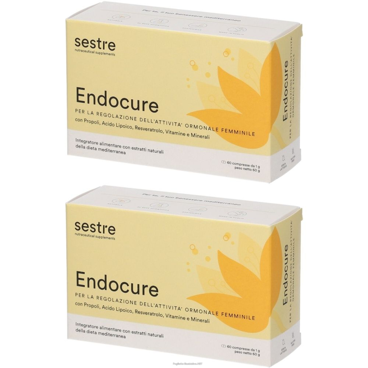 Cerca Offerte di sestre endocure compresse set da 2 2x60 g e acquista online