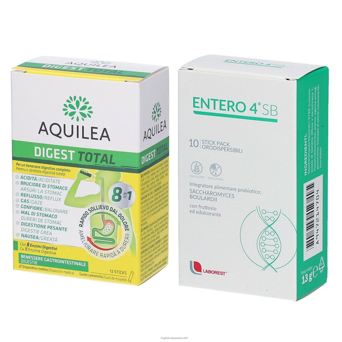 Cerca Offerte di set aquilea digest total stick orali + laborest entero 4 sb 1 pz e acquista online