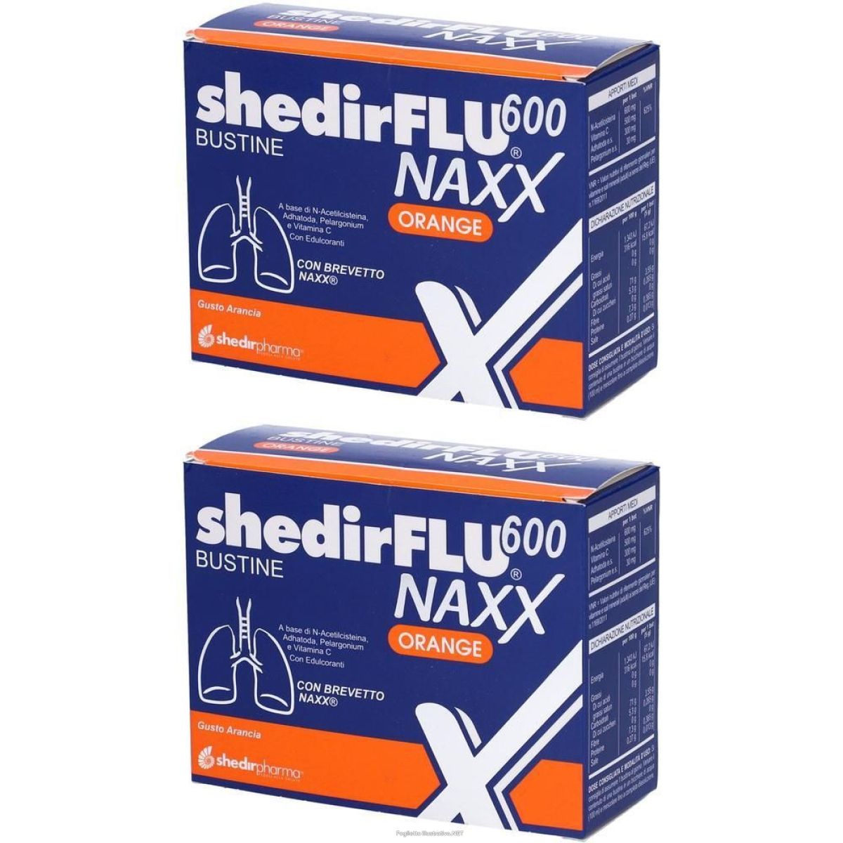 Cerca Offerte di shedirflu 600 naxx arancia senza zuccheri bustine 2x100 g polvere per e acquista online