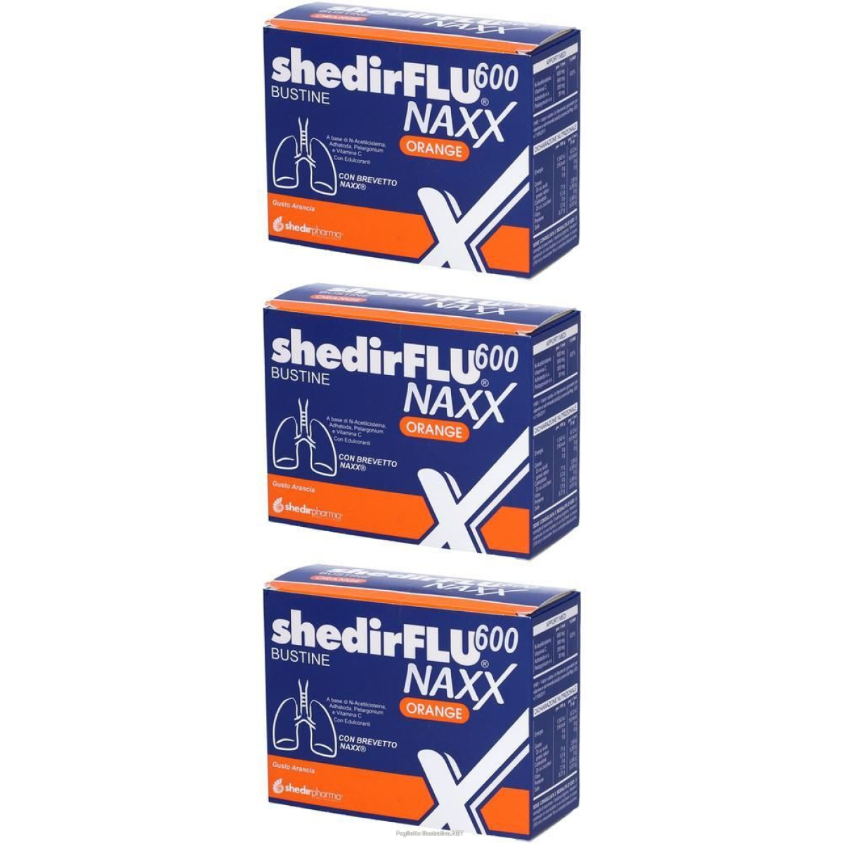 Cerca Offerte di shedirflu 600 naxx arancia senza zuccheri bustine 3x100 g polvere per e acquista online