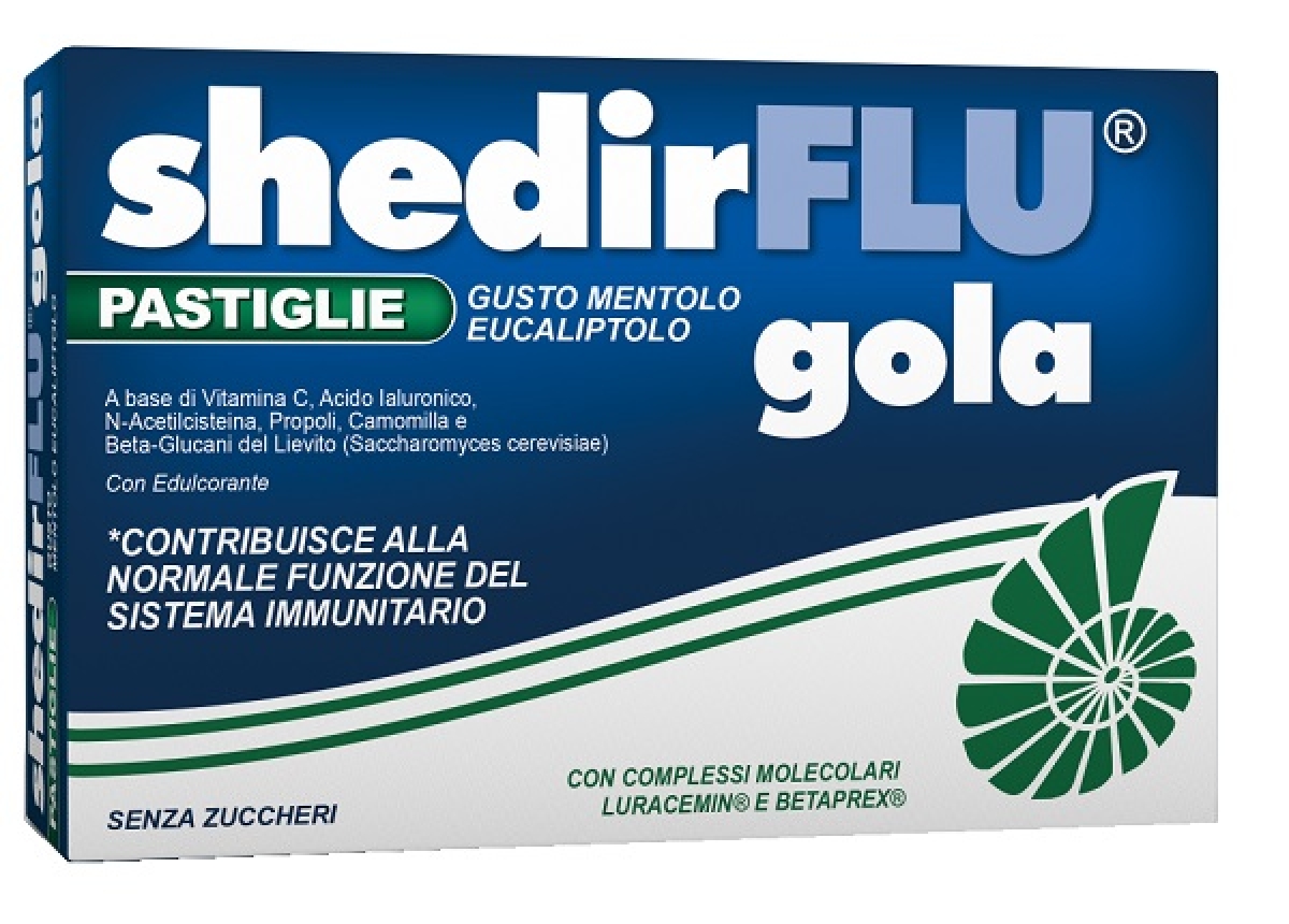 Cerca Offerte di Shedirflu gola mentolo eucaliptolo 30 pastiglie con edulcorante senza zuccheri senza glutine naturalmente privo di lattosio e acquista online